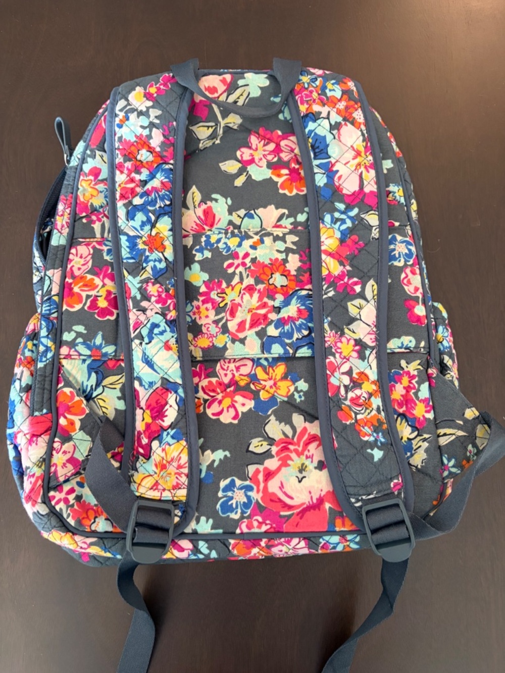 Vera Bradley Campus Backpack in Pretty Posies - Picture 2 of 3